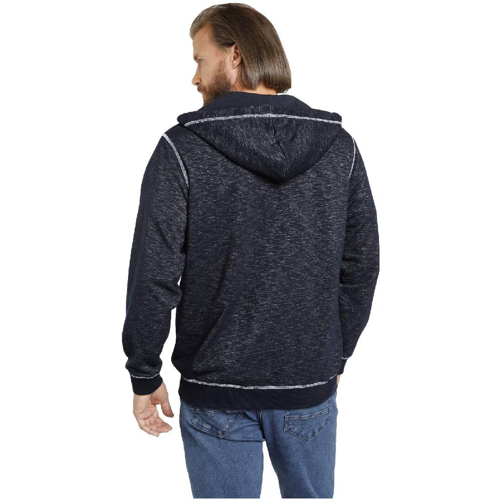 Jan Vanderstorm Sweatjacke JOKORA dunkelblau melange Rabatte dieses Monats