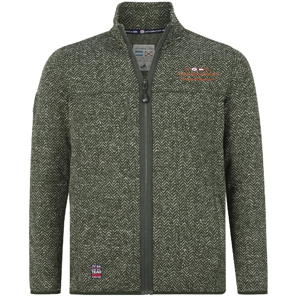 Jan Vanderstorm Strickfleecejacke KOLMUND oliv 2025