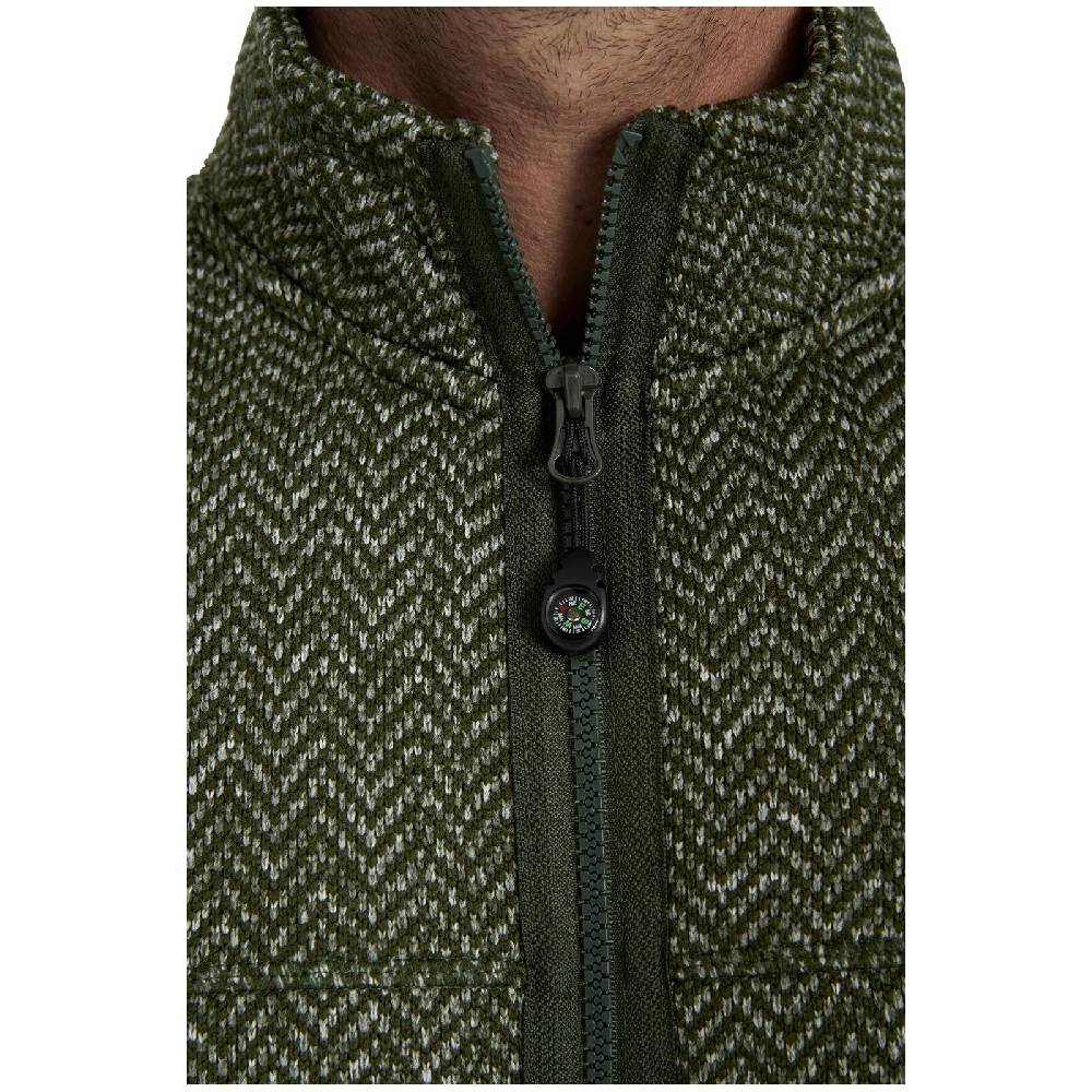 Jan Vanderstorm Strickfleecejacke KOLMUND oliv 2025