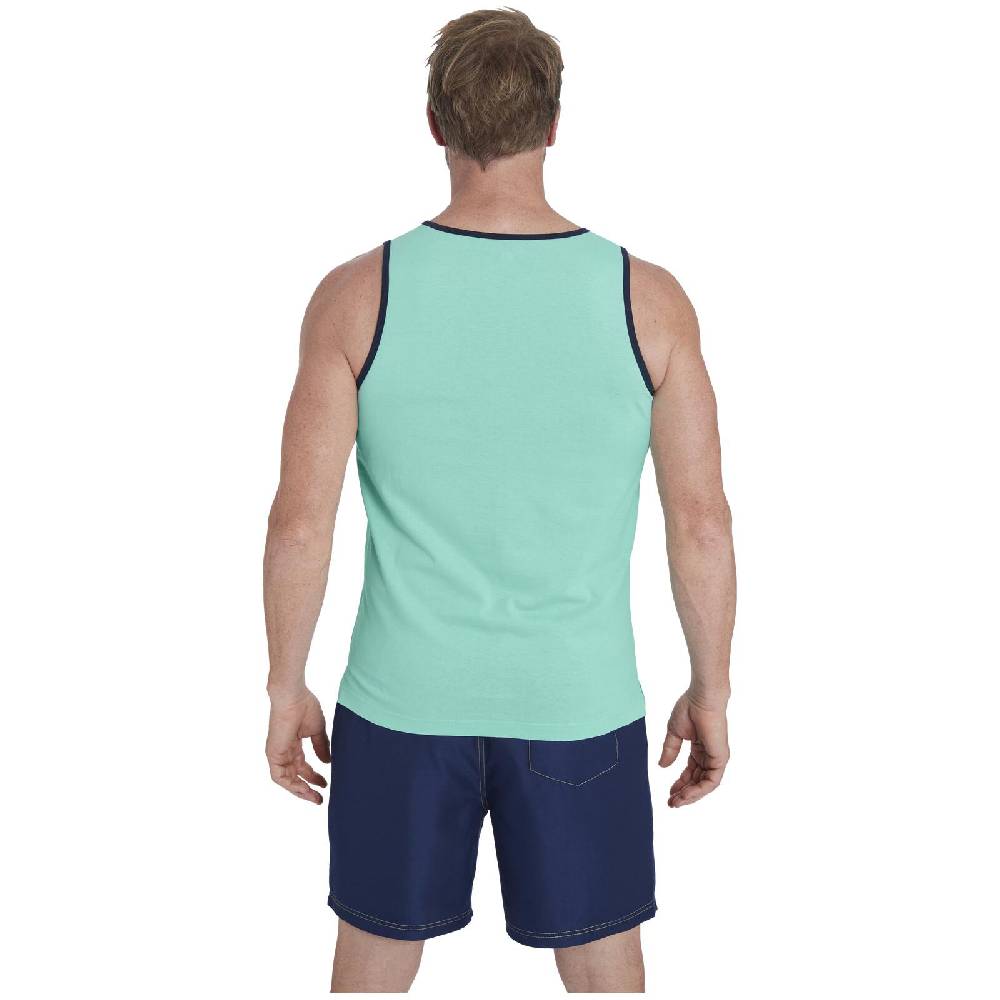 Jan Vanderstorm Doppelpack Tanktop SAKARI gelb mint Verkauf