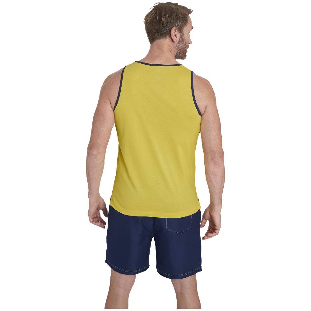 Jan Vanderstorm Doppelpack Tanktop SAKARI gelb mint Verkauf