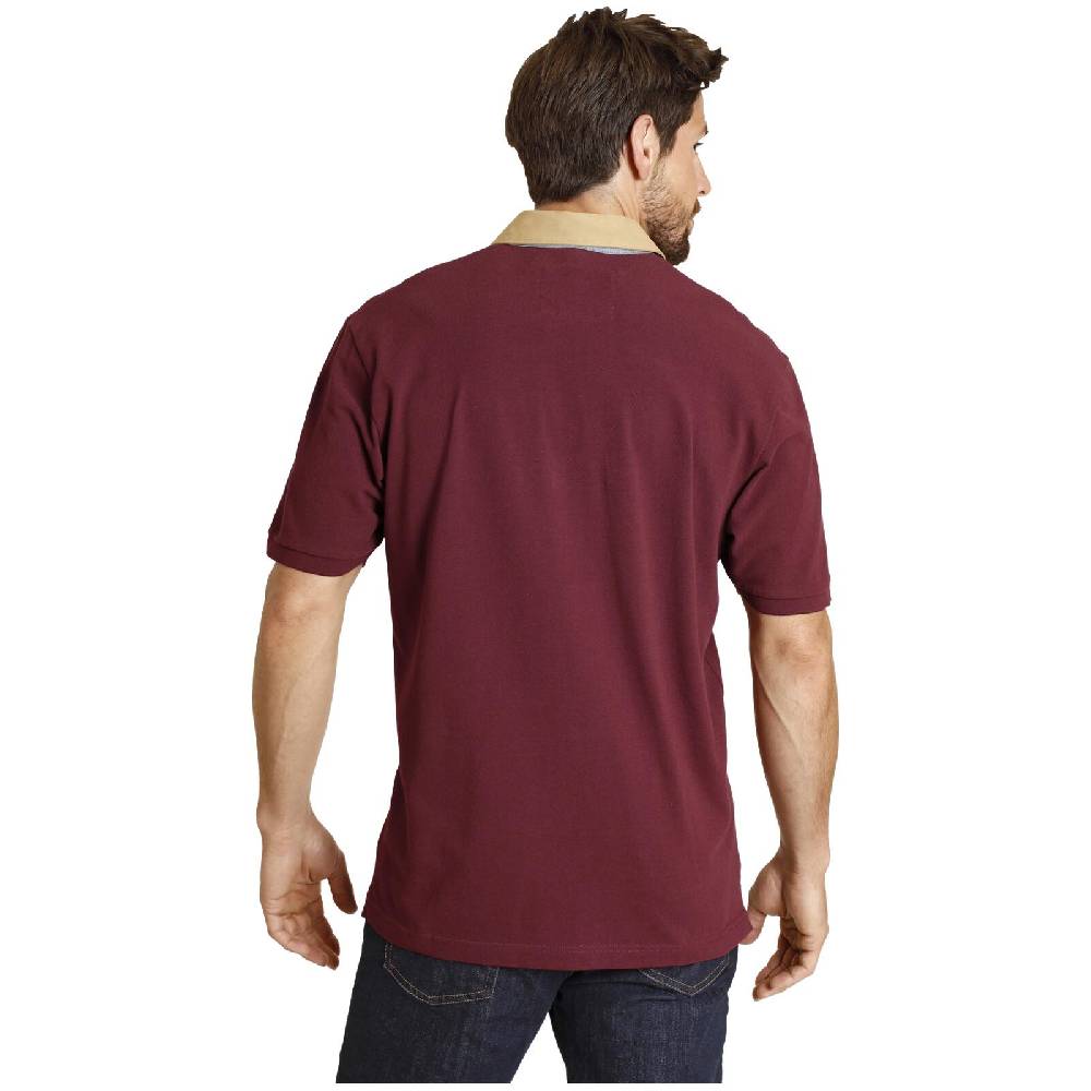 Jan Vanderstorm Poloshirt JOAKIM dunkelrot Fabrikverkauf