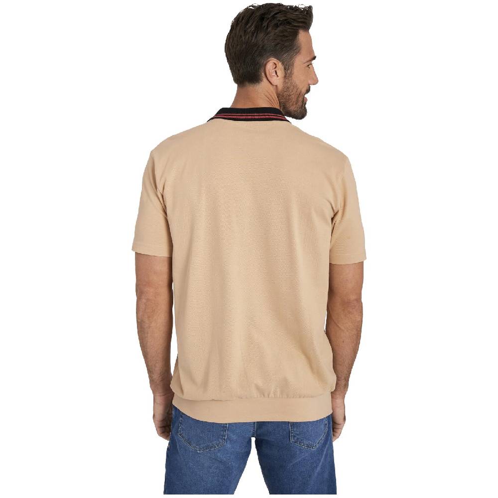 Jan Vanderstorm Poloshirt JONFRID beige Fabrik Onlineshop