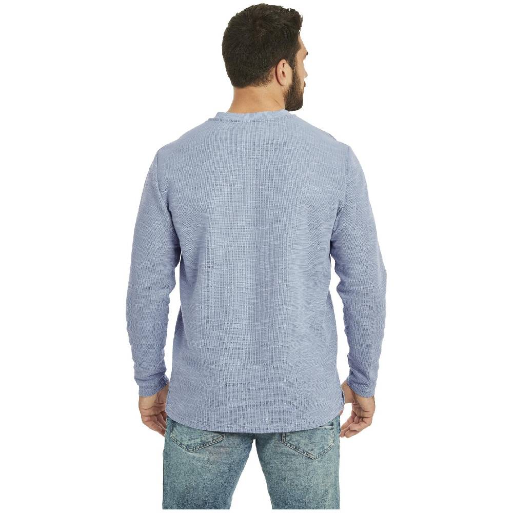 Jan Vanderstorm Sweatshirt REGINALD hellblau melange Fabrikpreis
