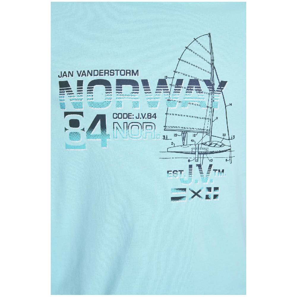 Jan Vanderstorm T-Shirt EILI türkis Versandkostenfrei