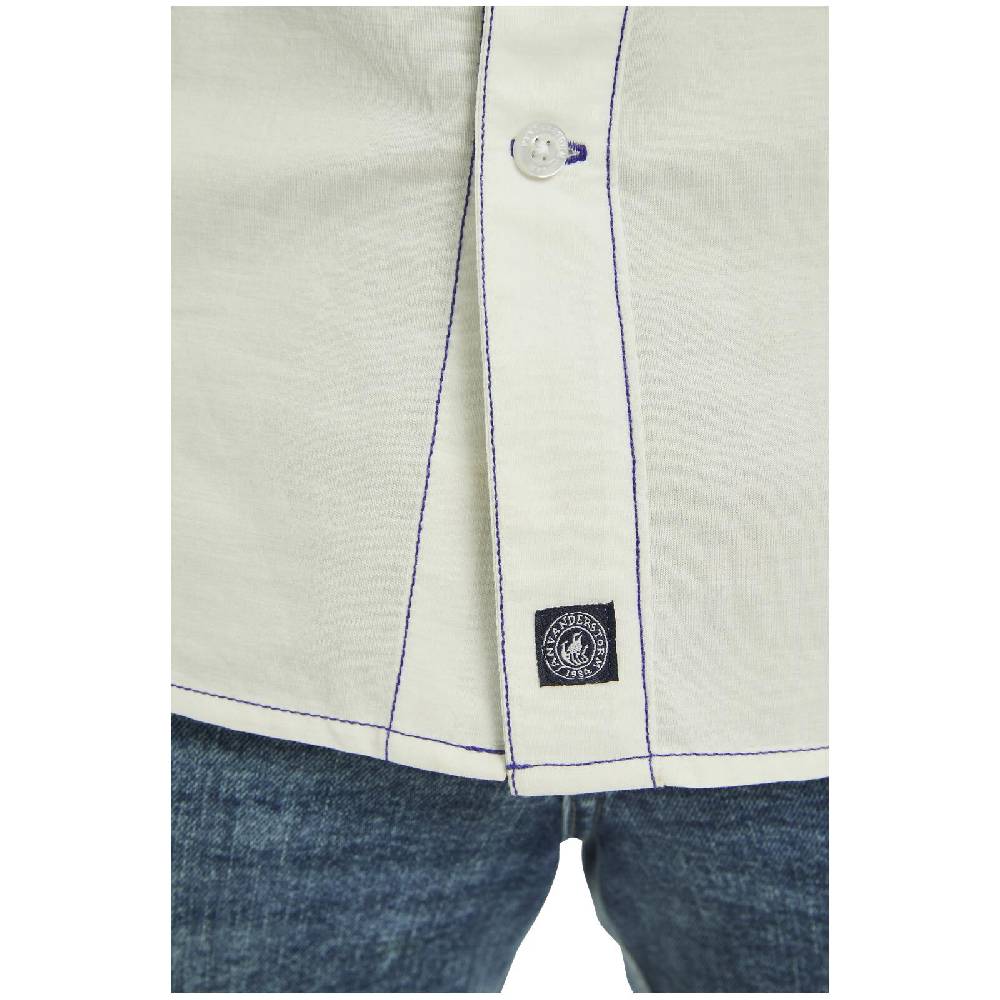 Jan Vanderstorm Kurzarmhemd ODDI royal blau Flash Sale