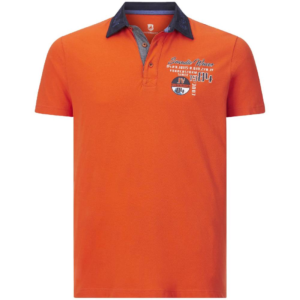 Jan Vanderstorm Poloshirt KODEWIN orange Begrenztes Angebot