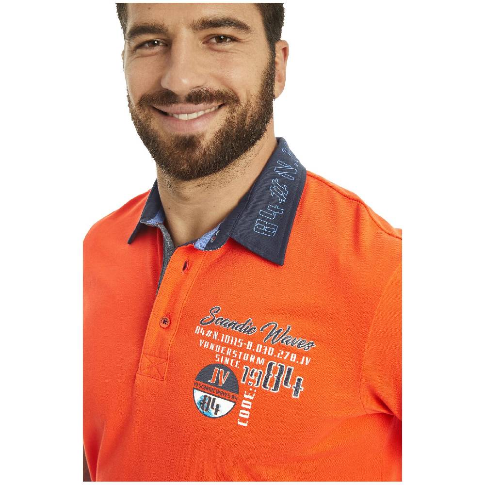 Jan Vanderstorm Poloshirt KODEWIN orange Begrenztes Angebot
