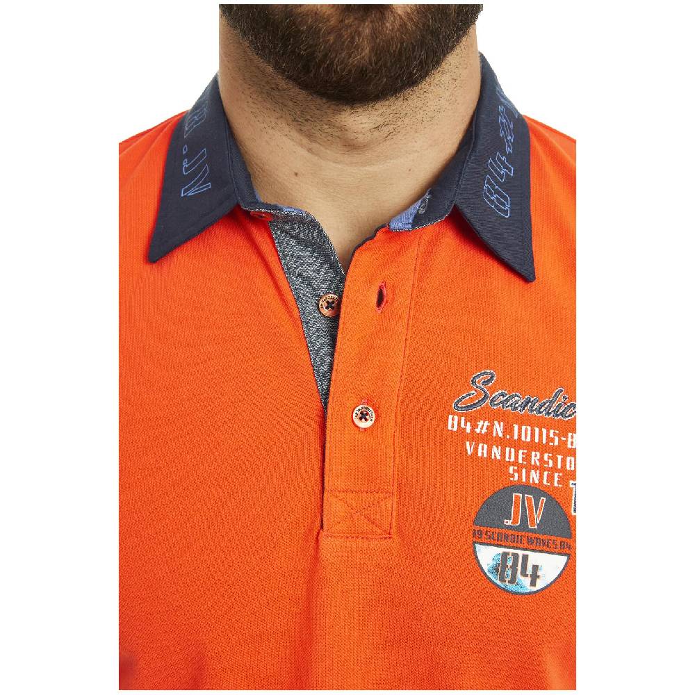 Jan Vanderstorm Poloshirt KODEWIN orange Begrenztes Angebot