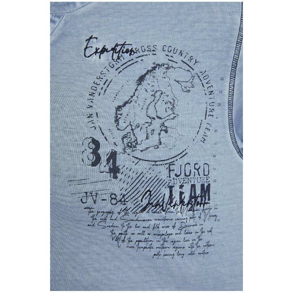 Jan Vanderstorm T-Shirt GODBERT hellblau Osterangebot