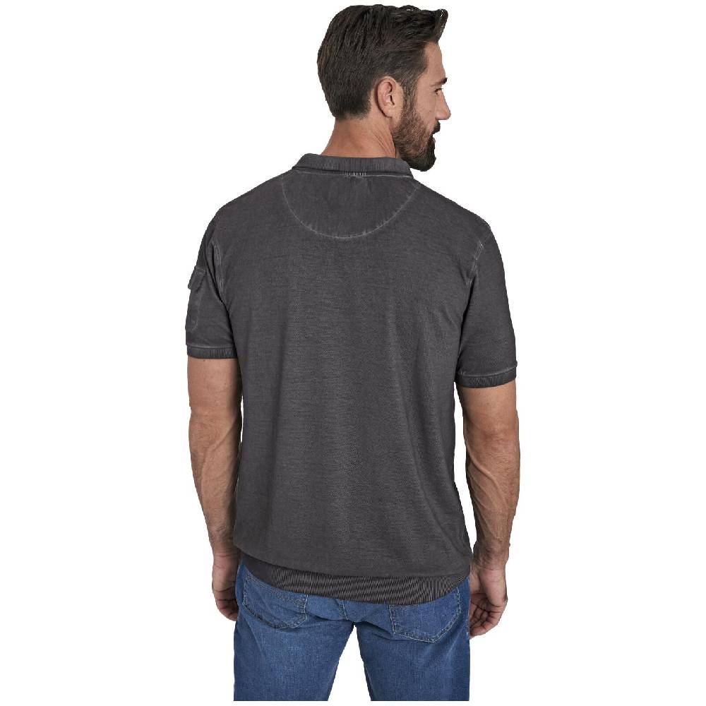 Jan Vanderstorm Poloshirt ALSING dunkelgrau Top Angebot
