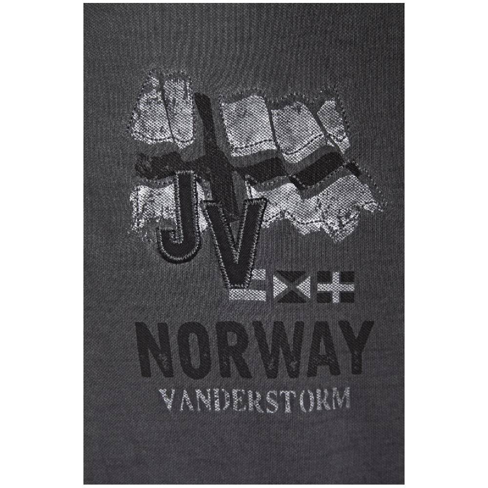 Jan Vanderstorm Poloshirt ALSING dunkelgrau Top Angebot