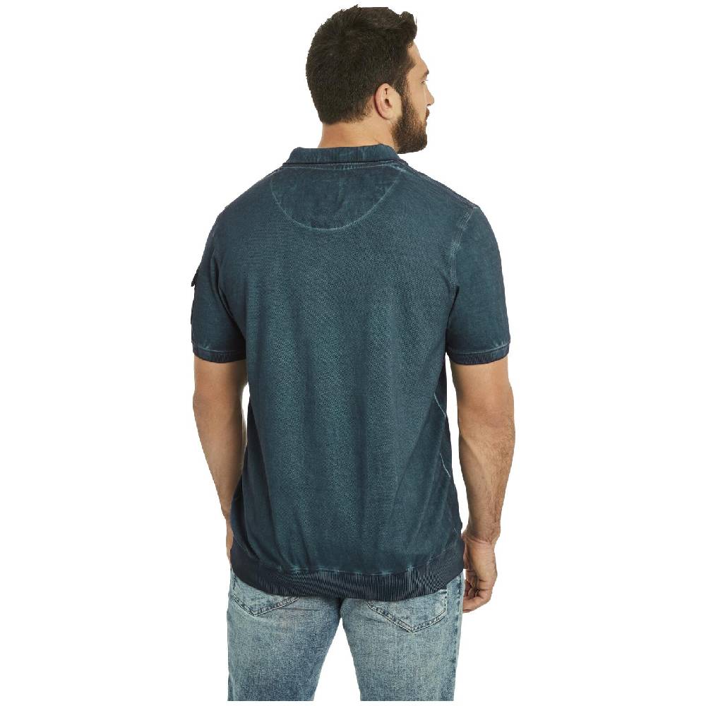 Jan Vanderstorm Poloshirt ALSING petrol Neueste Mode
