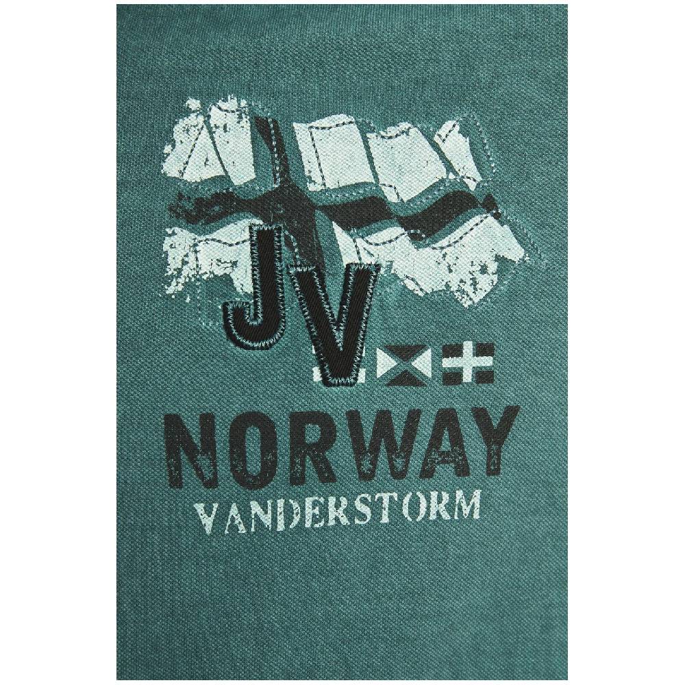 Jan Vanderstorm Poloshirt ALSING petrol Neueste Mode