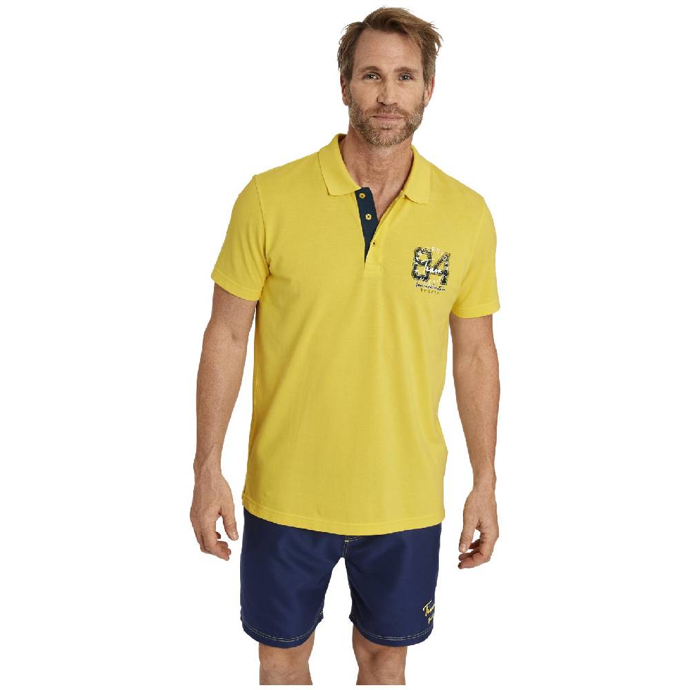 Jan Vanderstorm Doppelpack Poloshirt GLENN gelb dunkelblau Online Outlet
