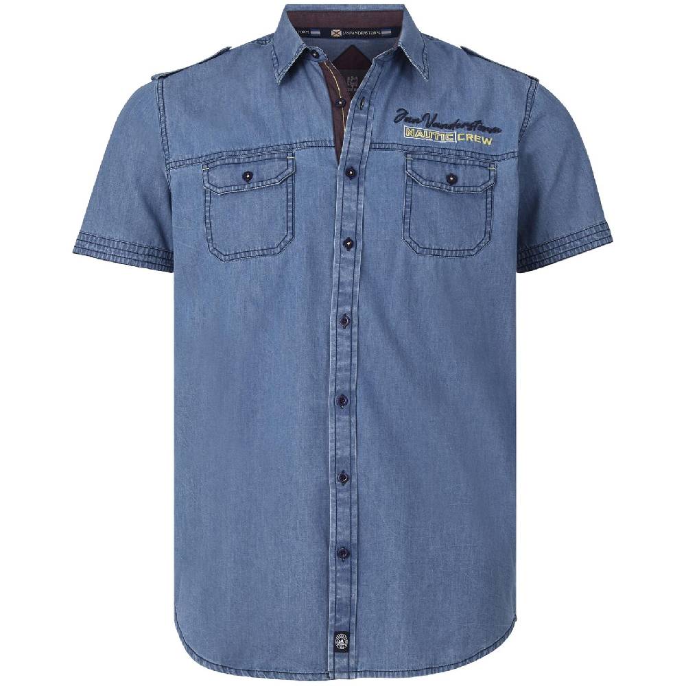 Jan Vanderstorm Jeanshemd LORENSIUS blau Neuheiten