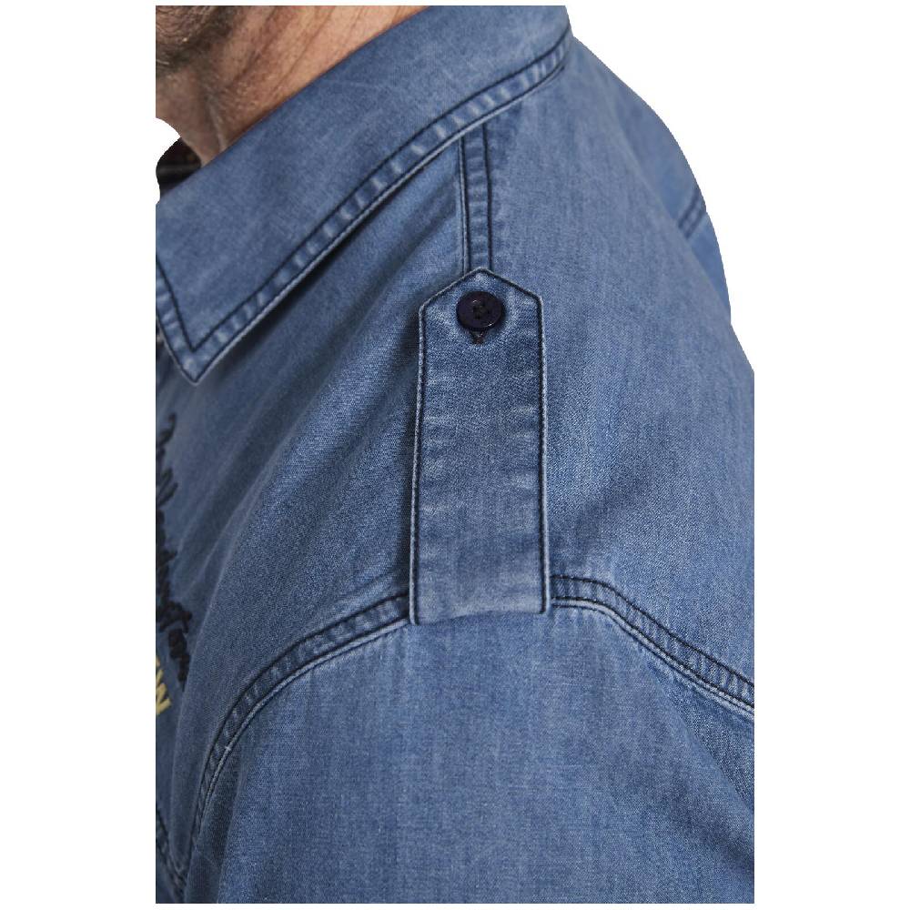 Jan Vanderstorm Jeanshemd LORENSIUS blau Neuheiten