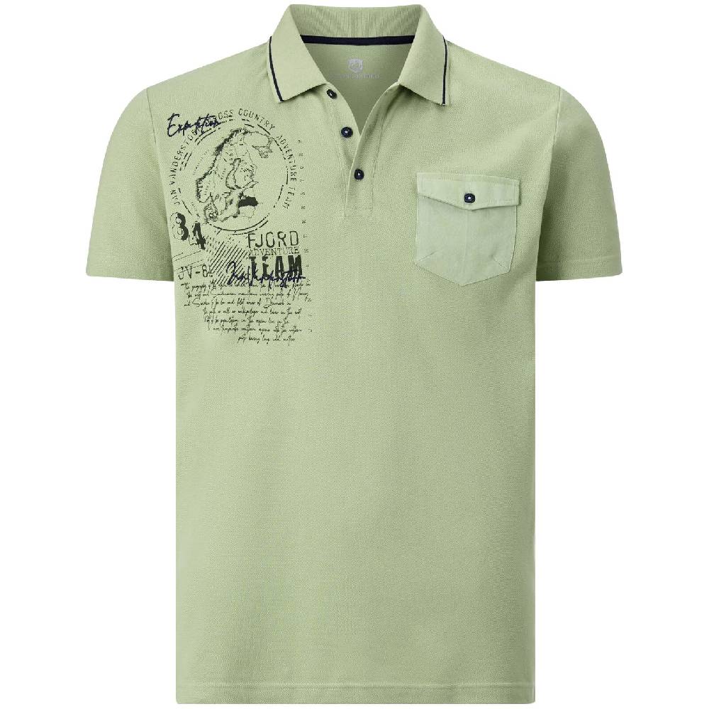 Jan Vanderstorm Poloshirt FJODOR hellgrün Saisonale Angebote