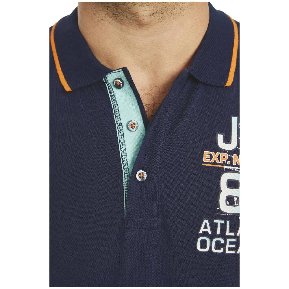 Jan Vanderstorm Poloshirt UFFE dunkelblau Räumungsverkauf