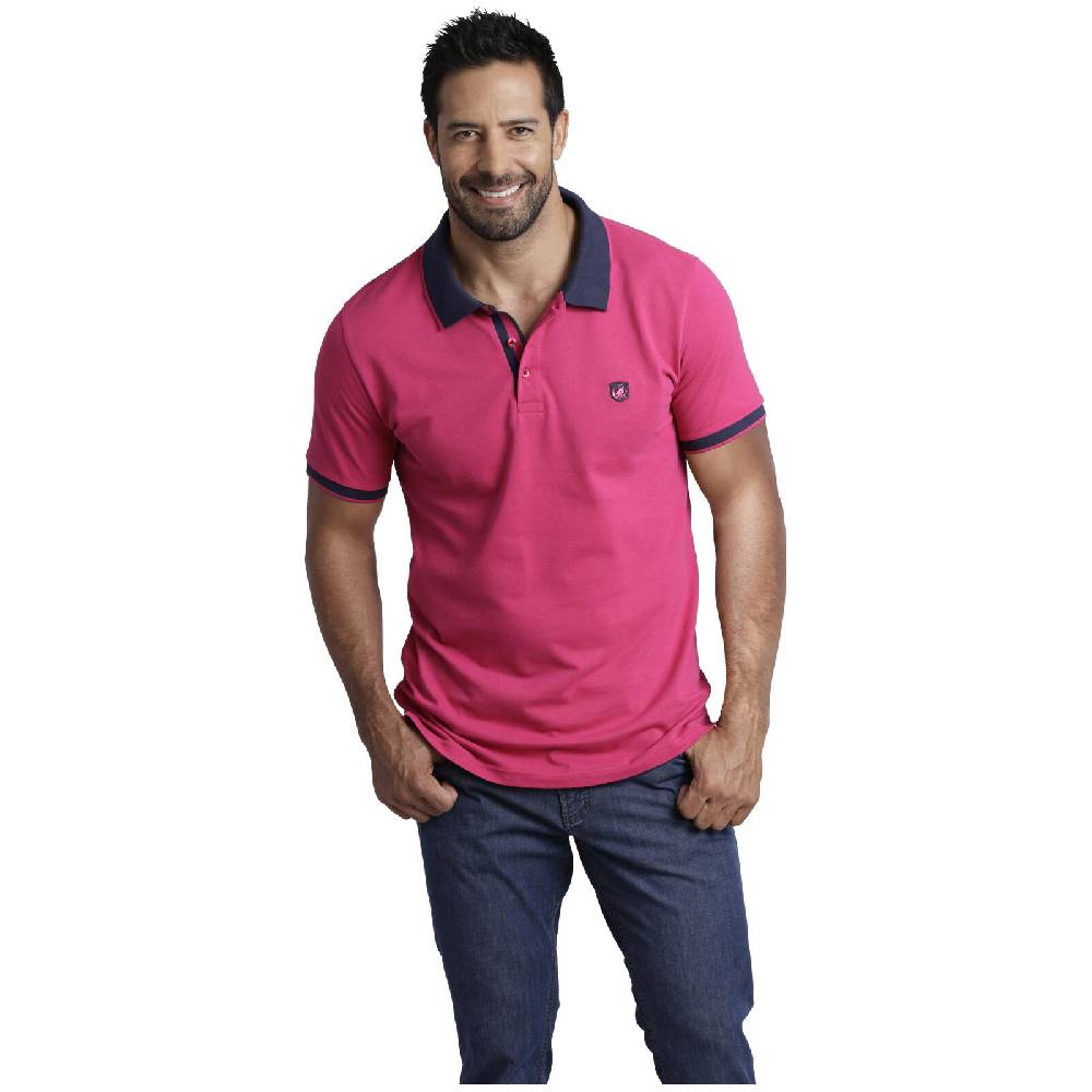 Jan Vanderstorm Poloshirt LAVRANS pink Sonderangebote