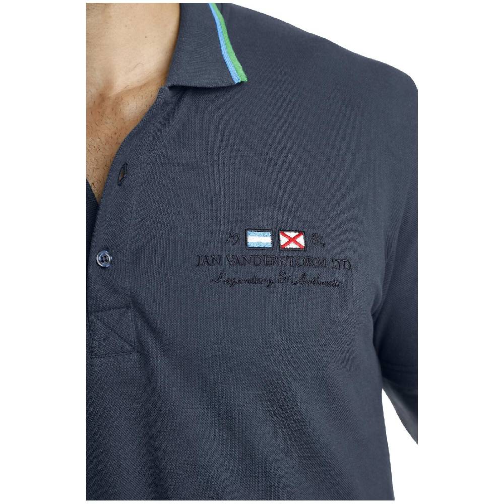 Jan Vanderstorm Poloshirt HJORD dunkelblau Super Sparpreis