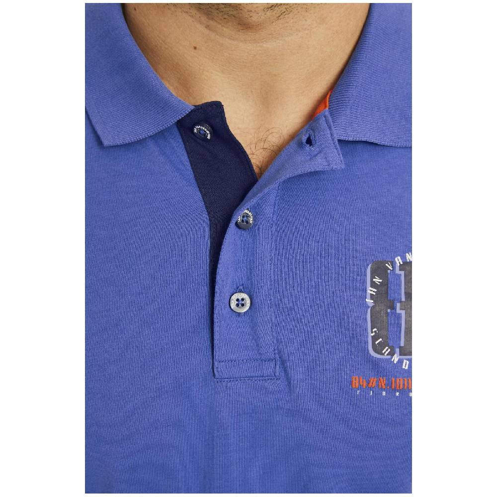Jan Vanderstorm Poloshirt TOPI royal blau Letzte 3 Tage