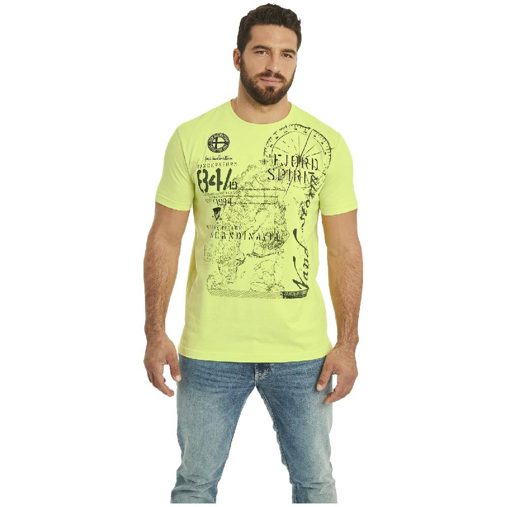 Jan Vanderstorm T-Shirt DOMINIK hellgrün Zeitbegrenzte Promotion
