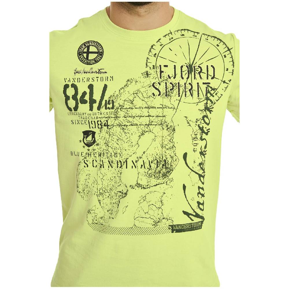 Jan Vanderstorm T-Shirt DOMINIK hellgrün Zeitbegrenzte Promotion