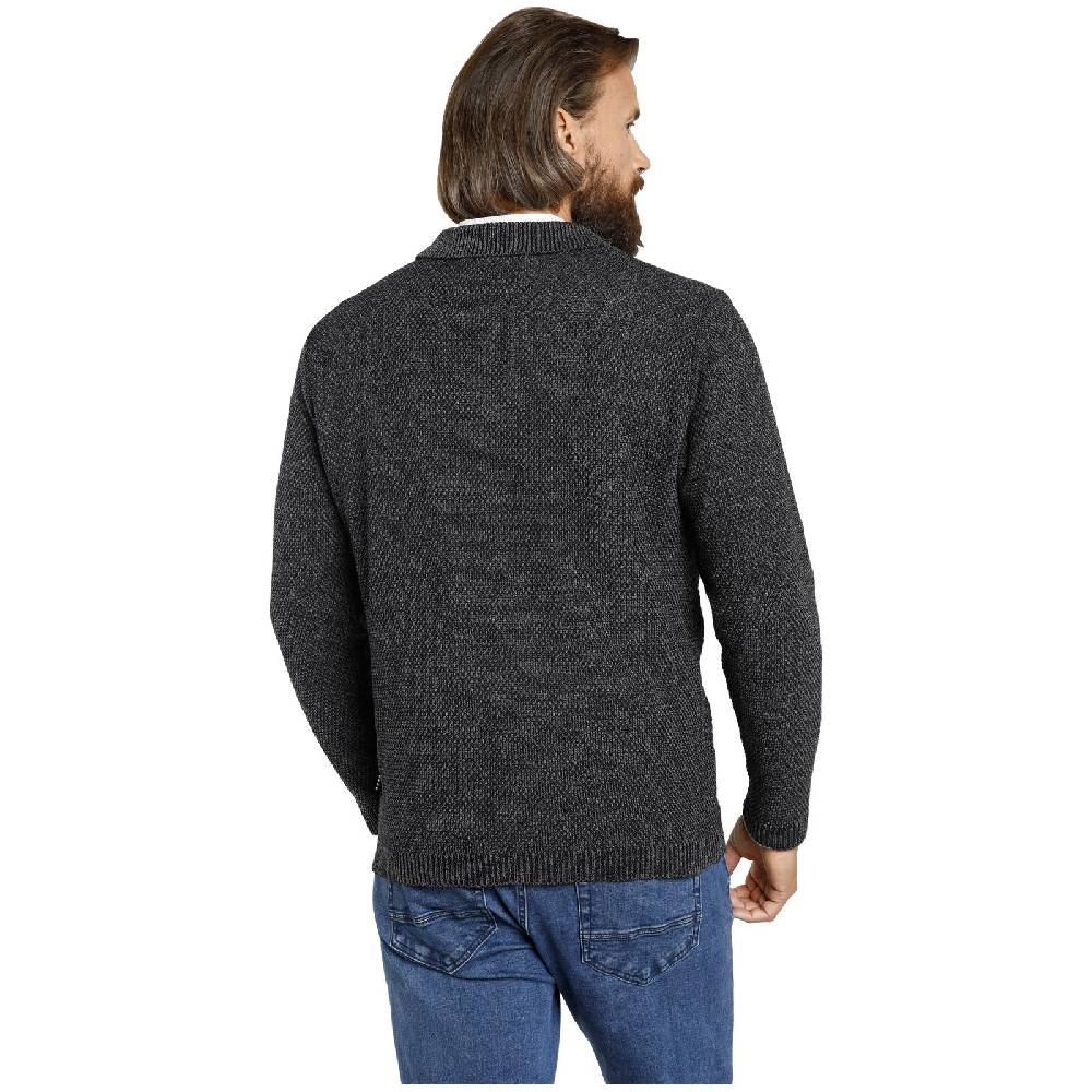 Jan Vanderstorm Strickjacke ASGER dunkelgrau Preisnachlass