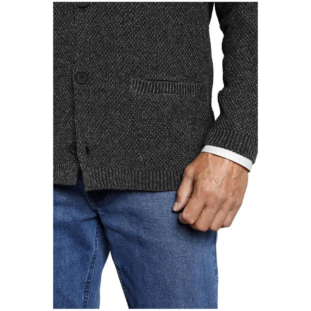 Jan Vanderstorm Strickjacke ASGER dunkelgrau Preisnachlass