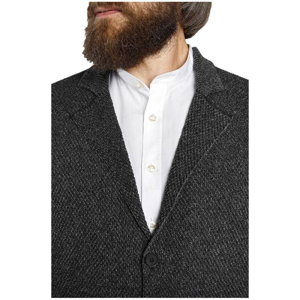 Jan Vanderstorm Strickjacke ASGER dunkelgrau Preisnachlass
