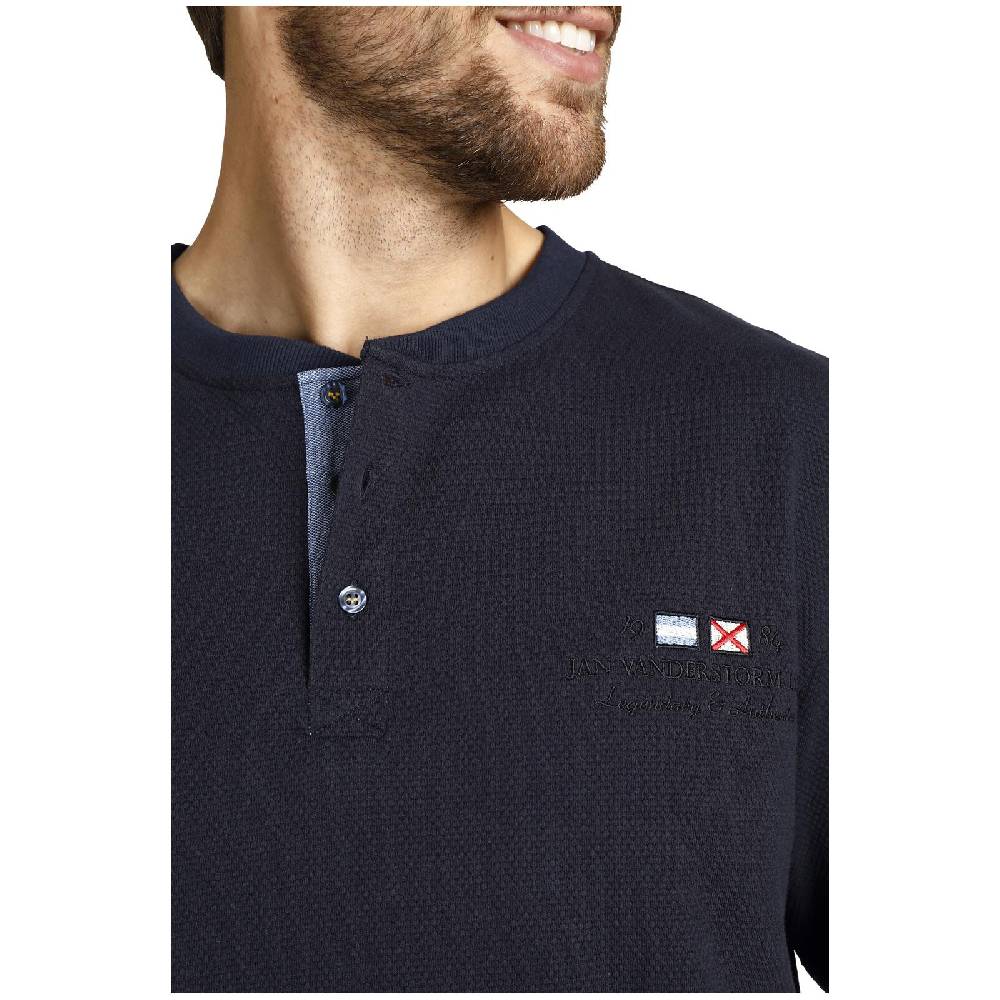 Jan Vanderstorm Sweatshirt VILJAR dunkelblau Black Friday