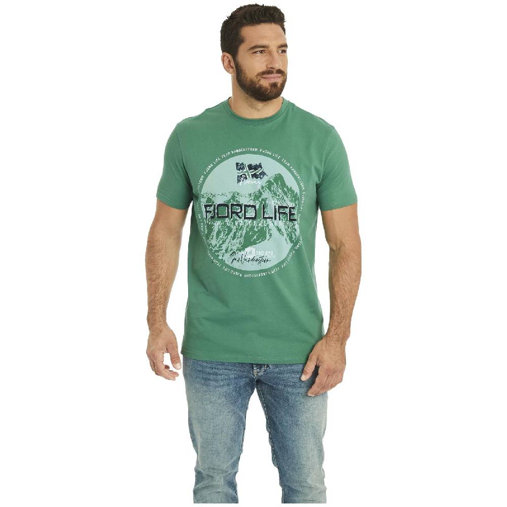 Jan Vanderstorm T-Shirt BENYAMIN grün Osterangebot