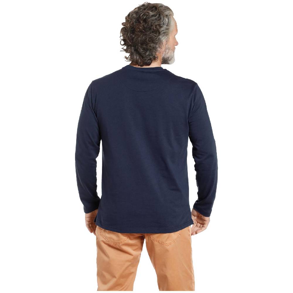 Jan Vanderstorm Langarmshirt ELION dunkelblau Zeitlich begrenztes Angebot