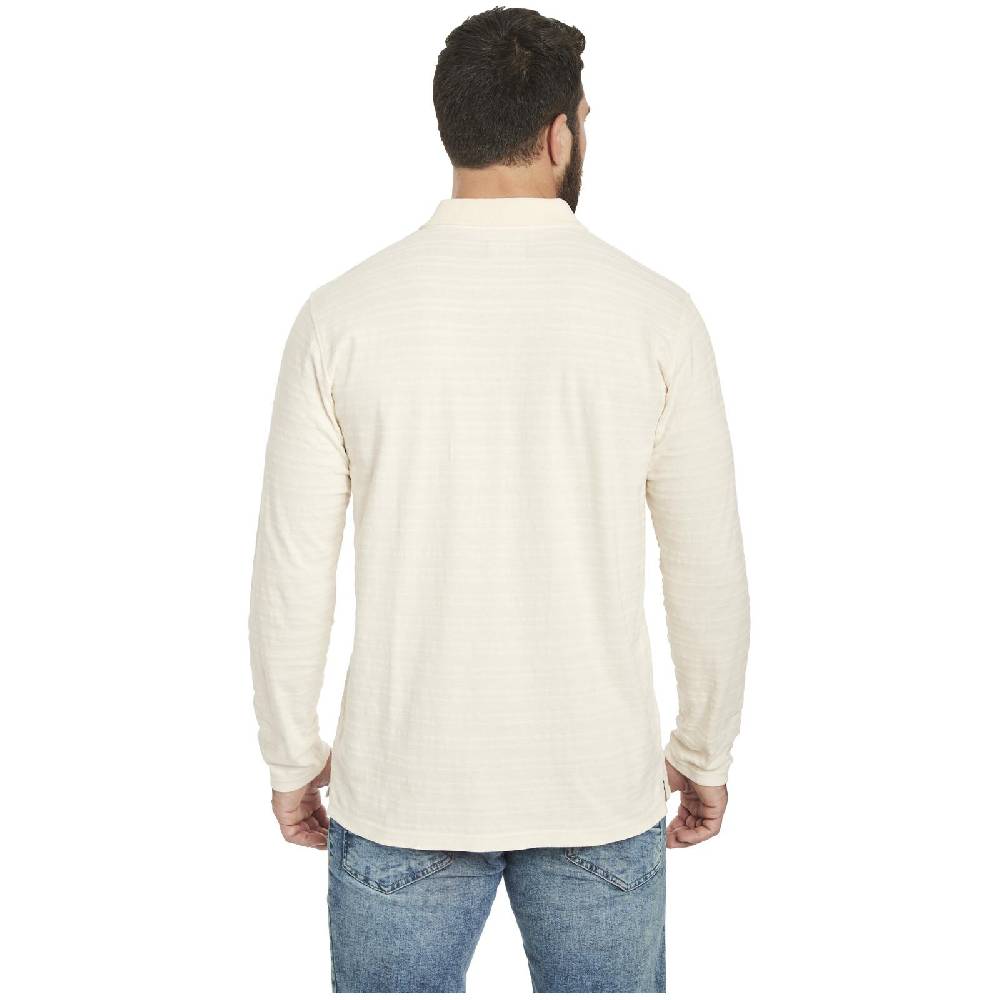 Jan Vanderstorm Langarm-Poloshirt AKILLES wollweiß Neuheiten