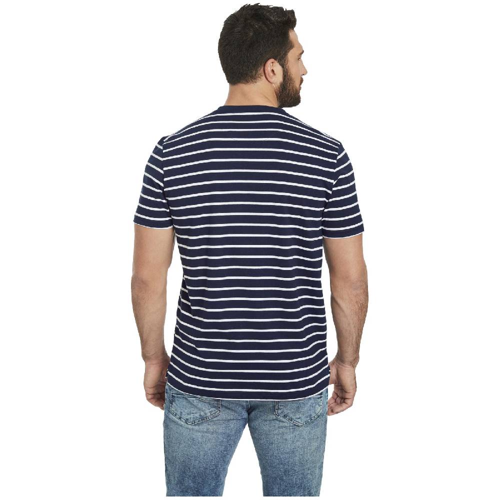 Jan Vanderstorm T-Shirt ARBOGAST dunkelblau gestreift Bestseller