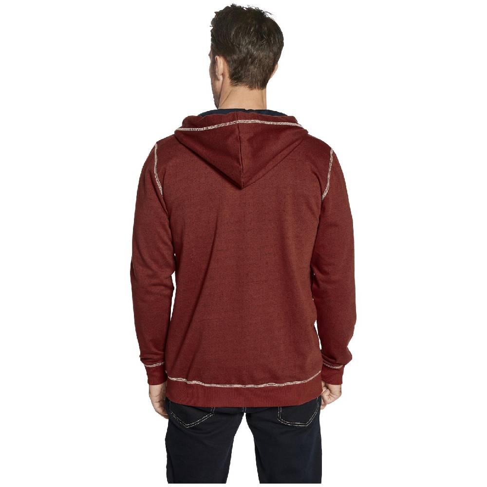 Jan Vanderstorm Sweatjacke JOKORA rot melange Kostenloser Versand international