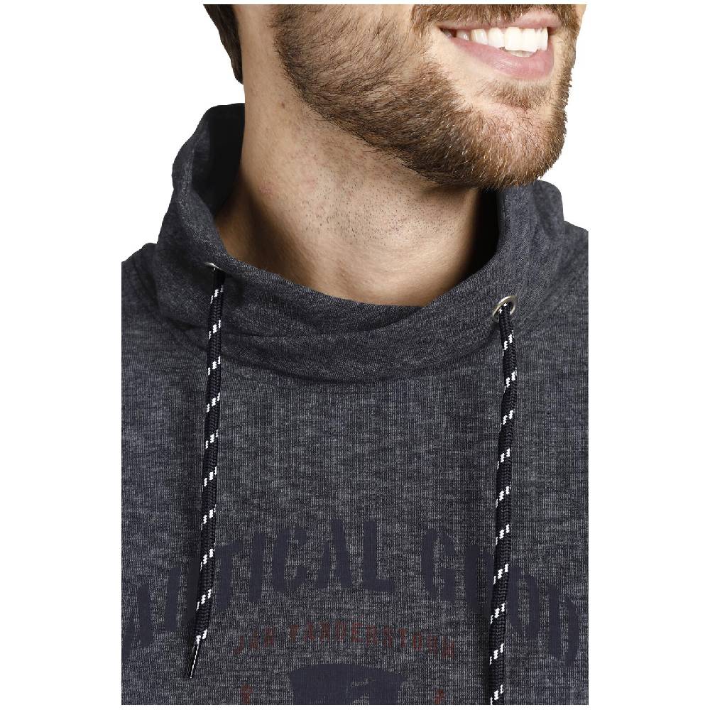 Jan Vanderstorm Sweatshirt HAGEN blau melange Begrenzt auf 3 Tage