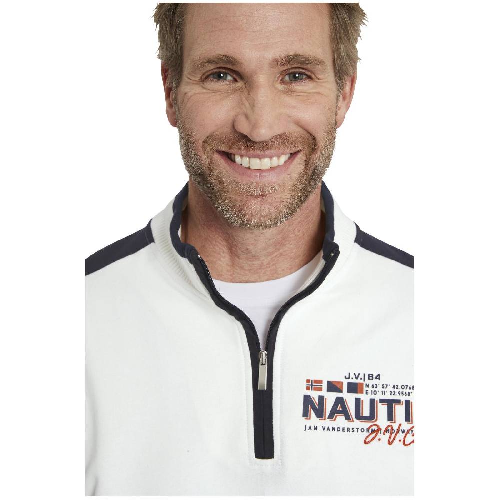 Jan Vanderstorm Sweatshirt ROSSKJELL wollweiß 50% Rabatt für begrenzte Zeit