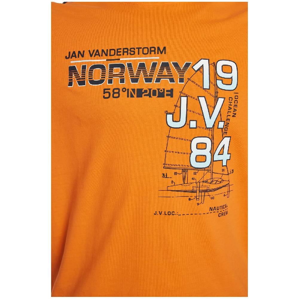 Jan Vanderstorm Langarmshirt BERTULI orange Online