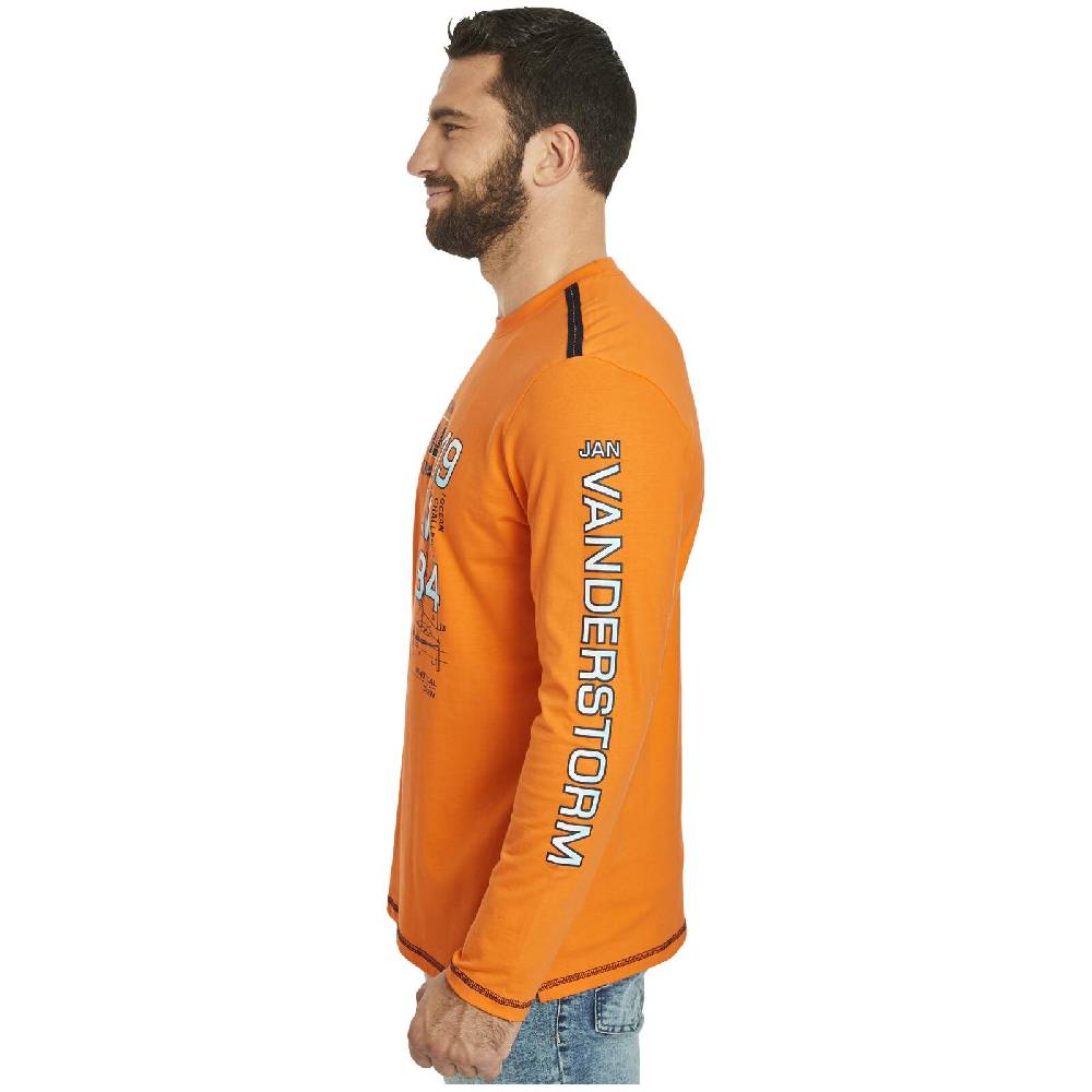 Jan Vanderstorm Langarmshirt BERTULI orange Online