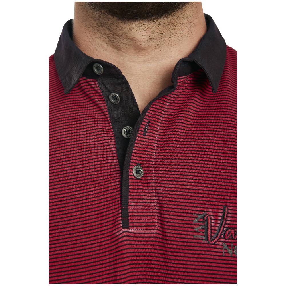 Jan Vanderstorm Poloshirt EWERTH rot Outlet