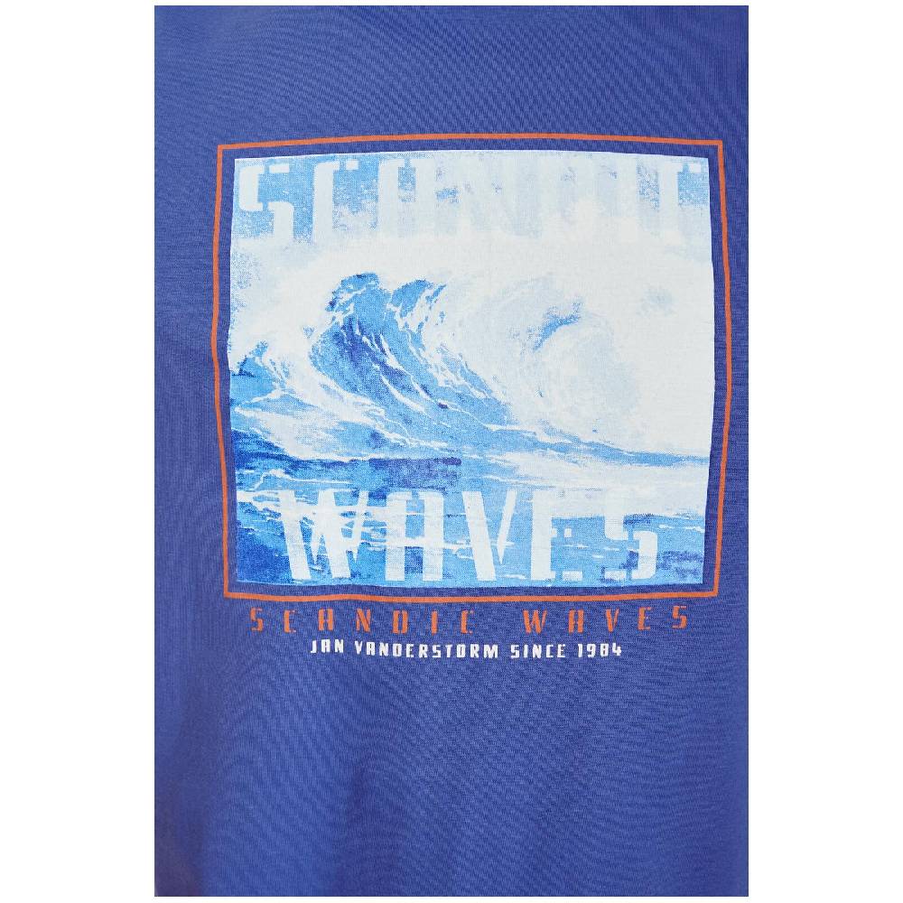 Jan Vanderstorm T-Shirt GERFRIED royal blau Verkauf