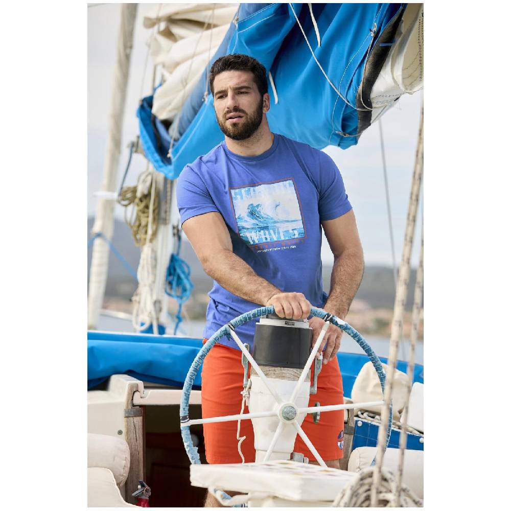 Jan Vanderstorm T-Shirt GERFRIED royal blau Verkauf