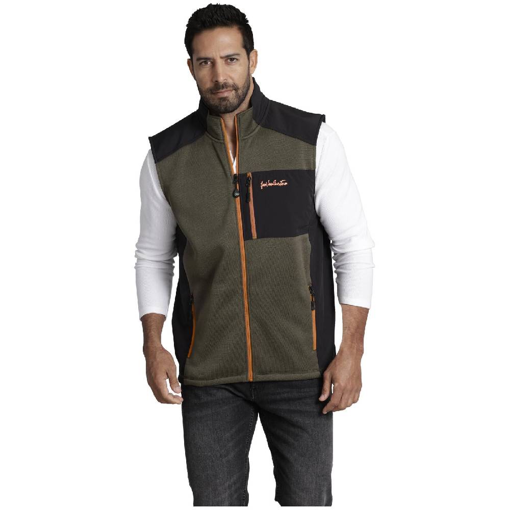 Jan Vanderstorm Outdoorweste ADALWOLF oliv schwarz Sonderangebot