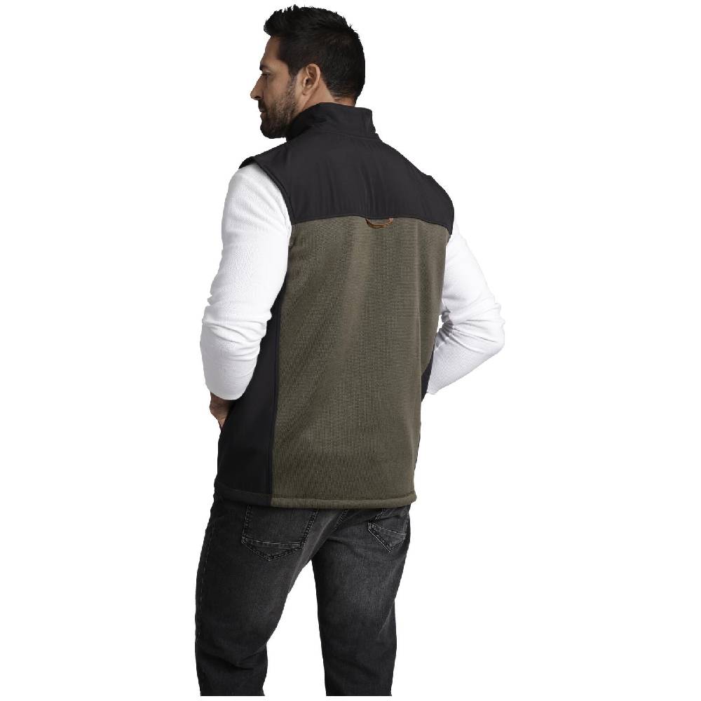 Jan Vanderstorm Outdoorweste ADALWOLF oliv schwarz Sonderangebot