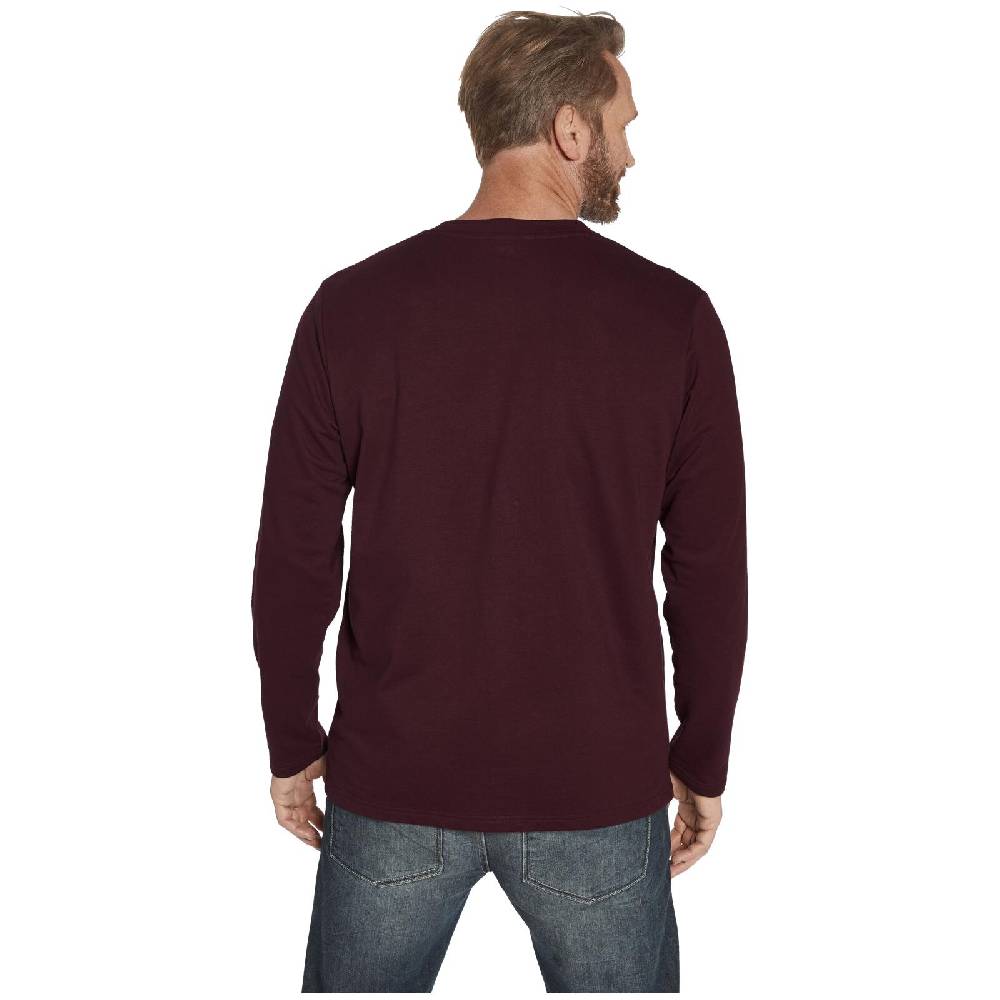 Jan Vanderstorm Sweatshirt FIONN dunkelrot Großer Ausverkauf