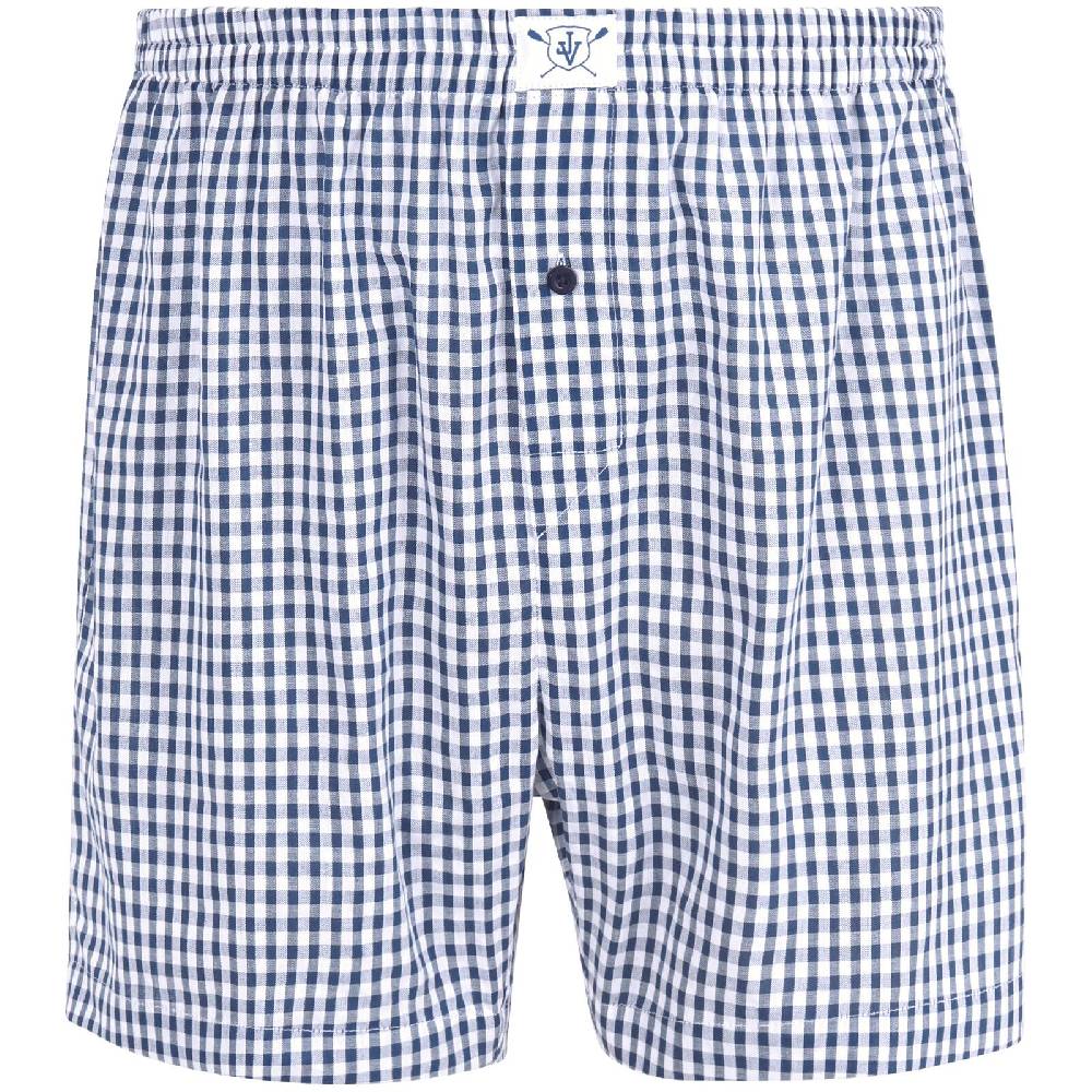 Jan Vanderstorm 3er Pack Boxershorts RIKU blau gemustert Jubiläumsangebot