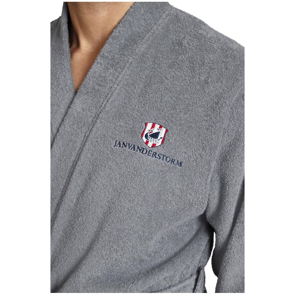 Jan Vanderstorm Bademantel JANNING grau Top Angebot