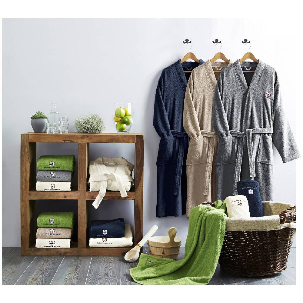Jan Vanderstorm Bademantel JANNING grau Top Angebot